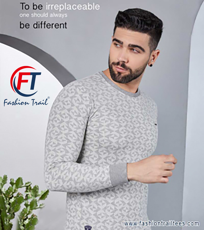 Self Design T-Shirt for Men